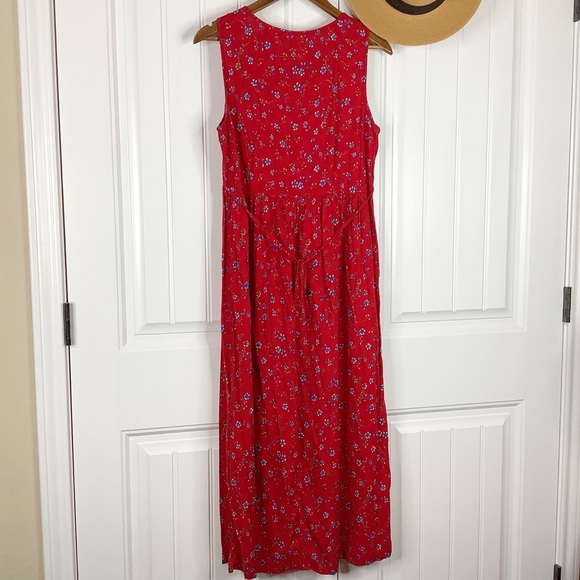 Vintage Sleeveless Floral Dress - Picture 5 of 10
